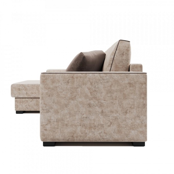 Диван угловой левый Монтана Titanium 111