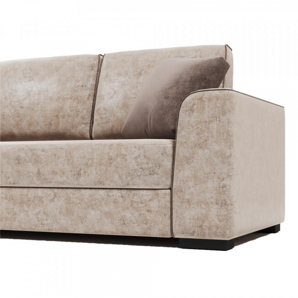 Диван угловой левый Монтана Titanium 111