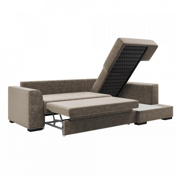 Диван угловой правый Монтана Titanium 921