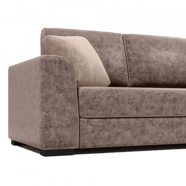 Диван угловой правый Монтана Titanium 921