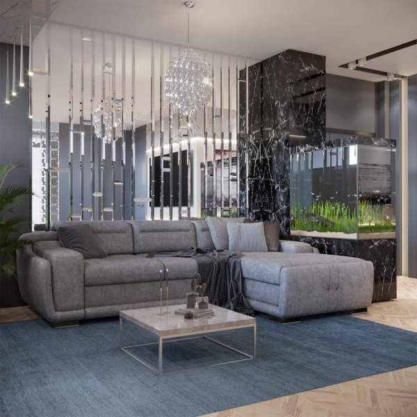 Диван угловой правый Пекин Lambre 05