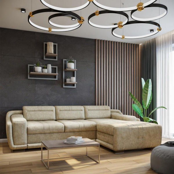 Диван угловой правый Пекин Lambre 01