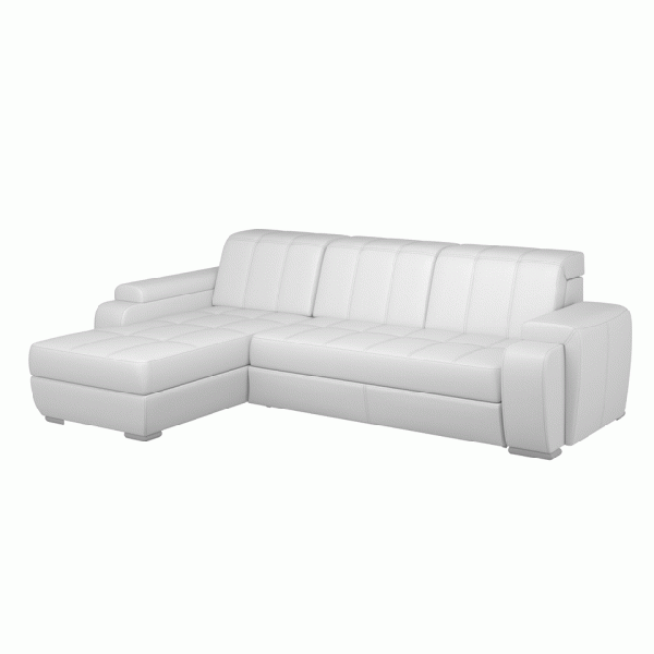 Диван угловой левый Бруно Темно-коричневый (эз)