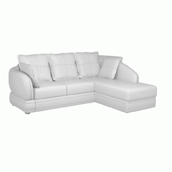 Диван угловой правый Неаполь Tesoro латте (эз) / Feleсita Latte 03