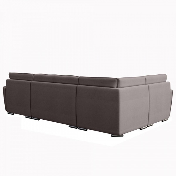 Модульный угловой диван Сидней с оттоманкой и креслом Tesla 06