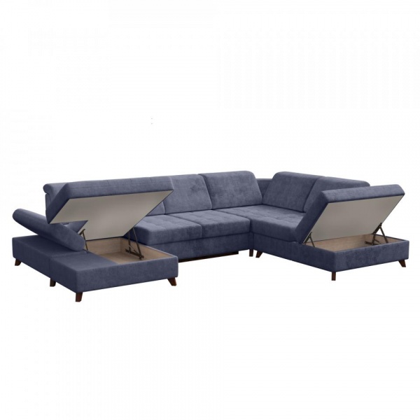 Модульный левый диван Доминика с канапе Allure 08