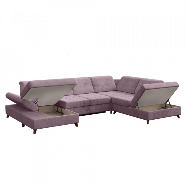 Модульный левый диван Доминика с канапе Allure 11
