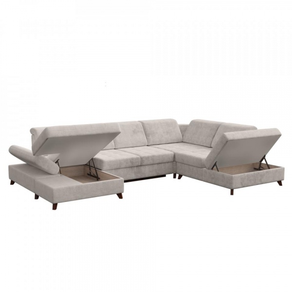 Модульный левый диван Доминика с канапе Allure 09