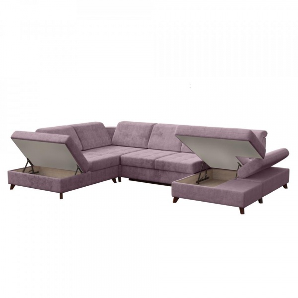Модульный правый диван Доминика с канапе Allure 11
