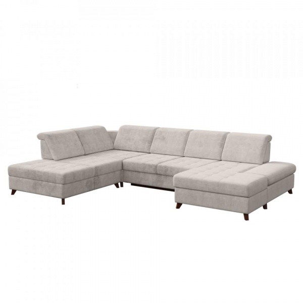 Модульный правый диван Доминика с канапе Allure 09