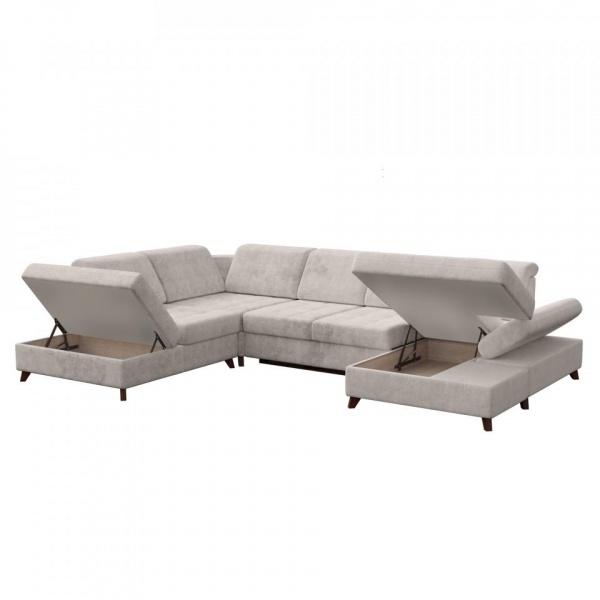 Модульный правый диван Доминика с канапе Allure 09