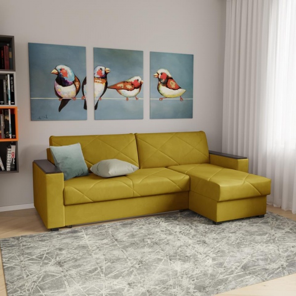 Диван угловой Тревизо Velutto 28