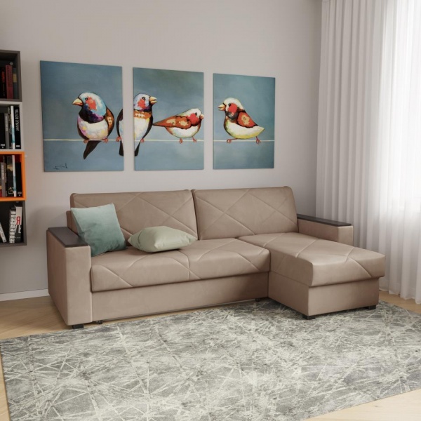 Диван угловой Тревизо Velutto 06