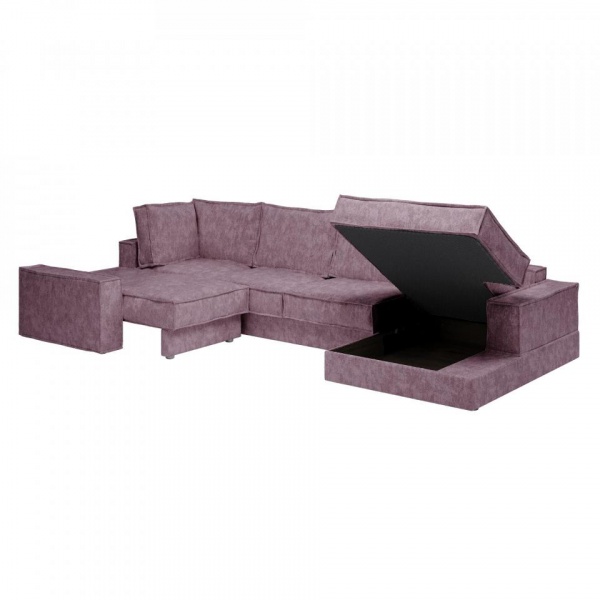 Диван угловой П-образный левый Бергамо Allure 11