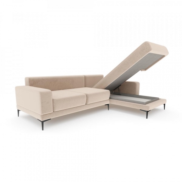 Диван угловой правый Мемфис Velutto 04