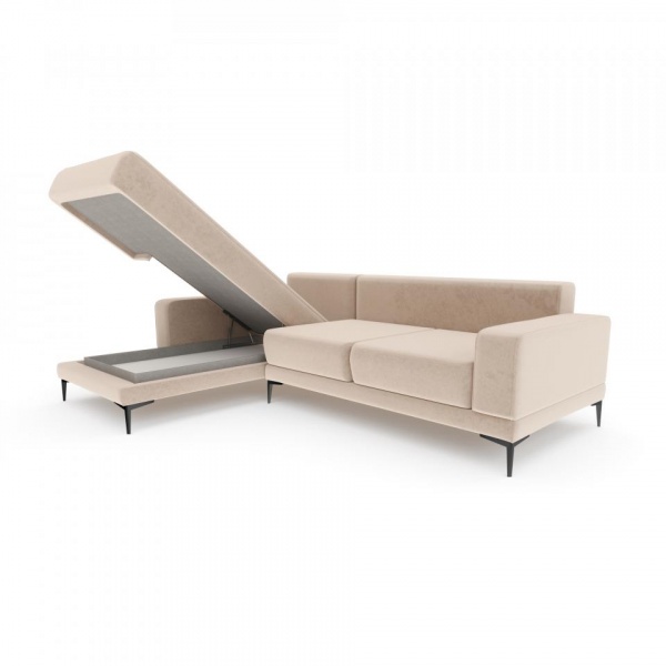 Диван угловой левый Мемфис Velutto 04