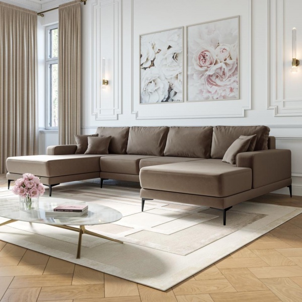 Диван угловой П-образный Мемфис Velutto 23