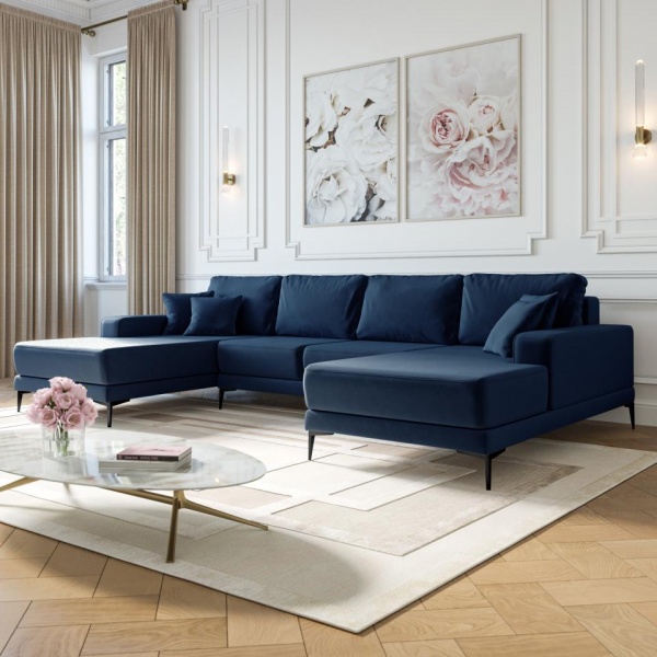 Диван угловой П-образный Мемфис Velutto 26