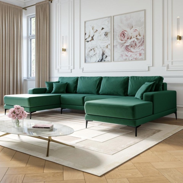 Диван угловой П-образный Мемфис Velutto 33