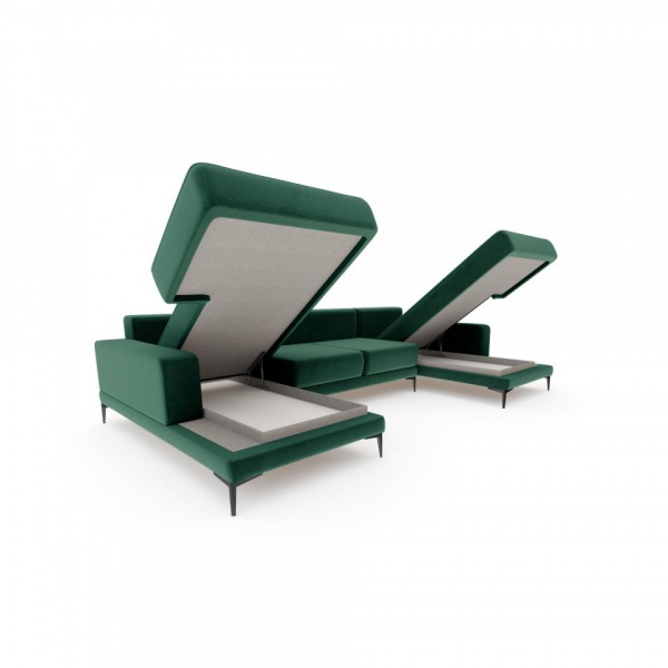 Диван угловой П-образный Мемфис Velutto 33