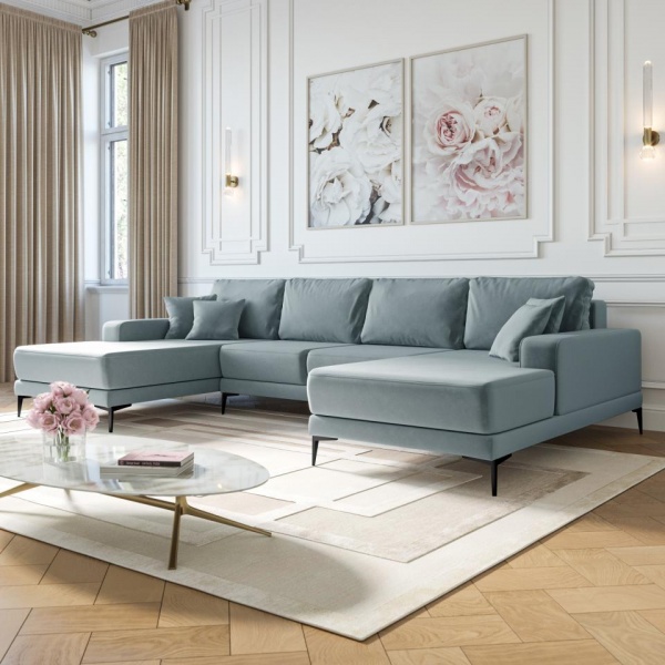 Диван угловой П-образный Мемфис Velutto 53