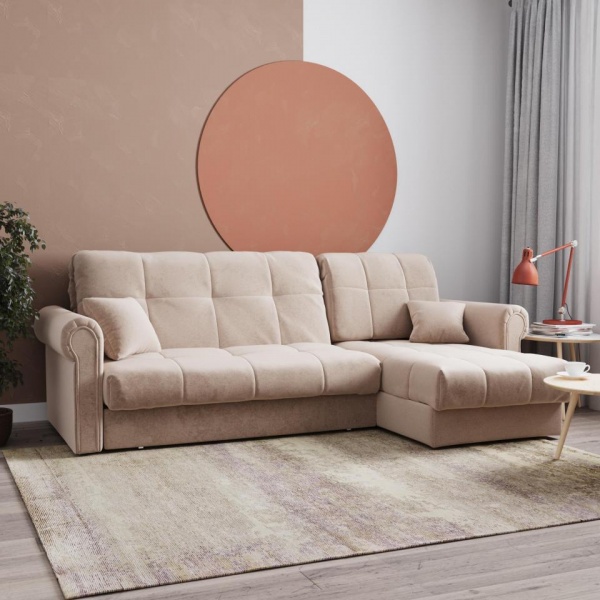 Диван угловой Атлантик 1,4 Velutto 04