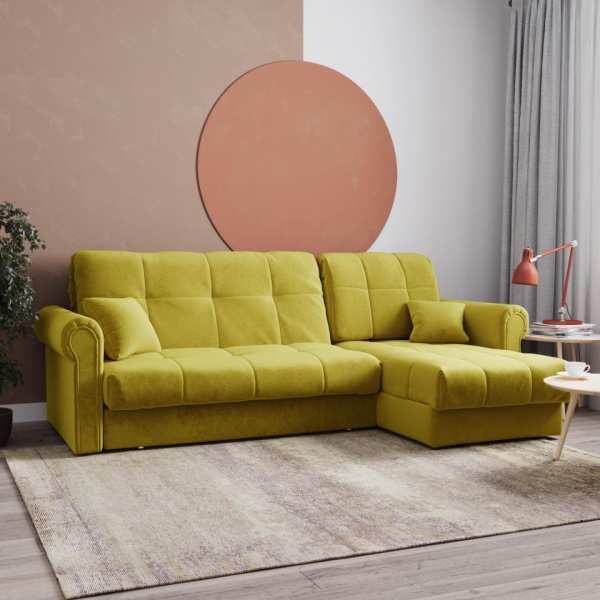 Диван угловой Атлантик 1,4 Velutto 28