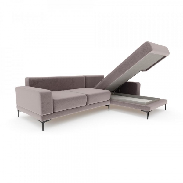 Диван угловой правый Мемфис Velutto 08