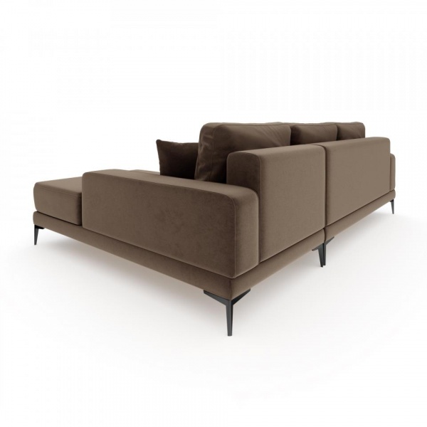 Диван угловой правый Мемфис Velutto 23