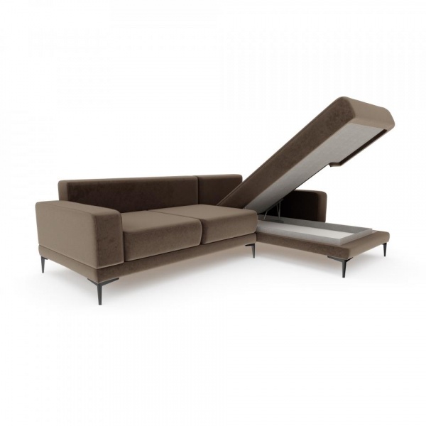 Диван угловой правый Мемфис Velutto 23