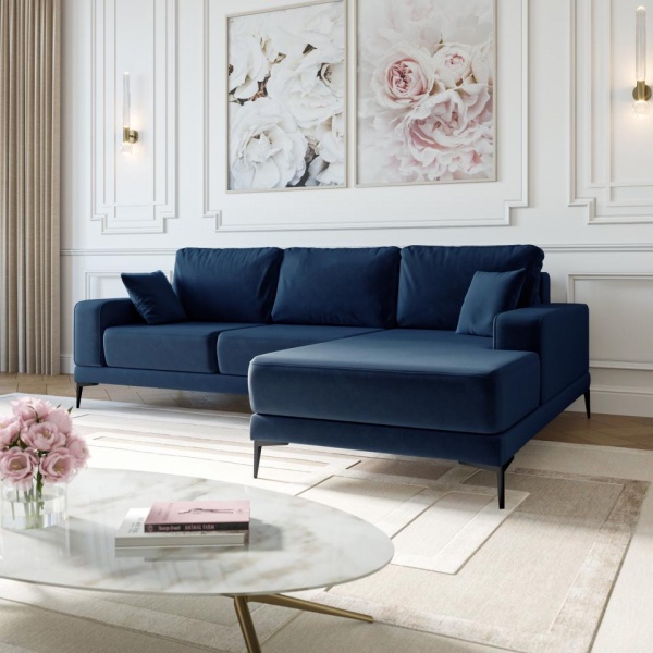 Диван угловой правый Мемфис Velutto 26