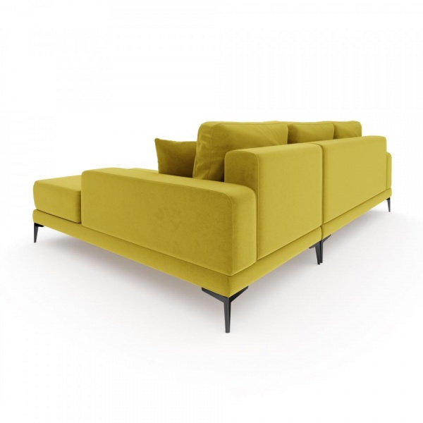 Диван угловой правый Мемфис Velutto 28