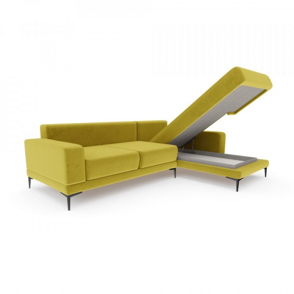 Диван угловой правый Мемфис Velutto 28