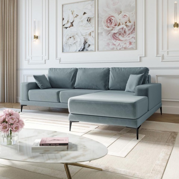 Диван угловой правый Мемфис Velutto 53