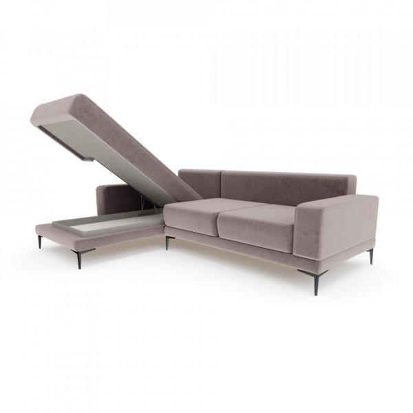 Диван угловой левый Мемфис Velutto 08