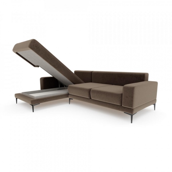 Диван угловой левый Мемфис Velutto 23