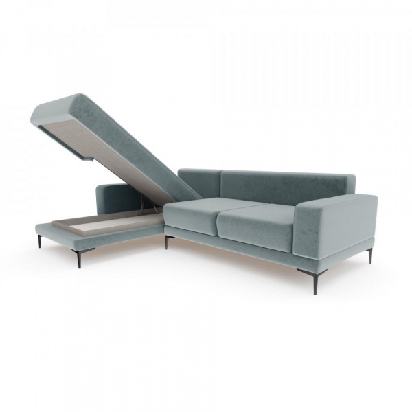 Диван угловой левый Мемфис Velutto 53