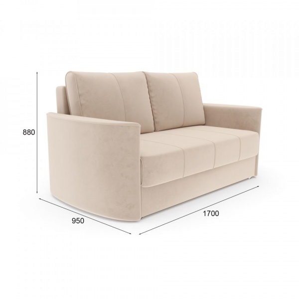 Диван 2-местный Амми Velutto 04