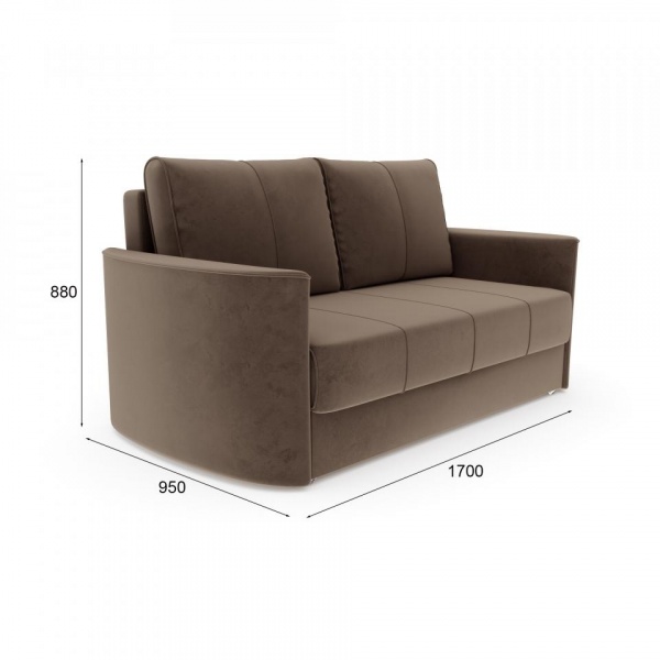 Диван 2-местный Амми Velutto 23