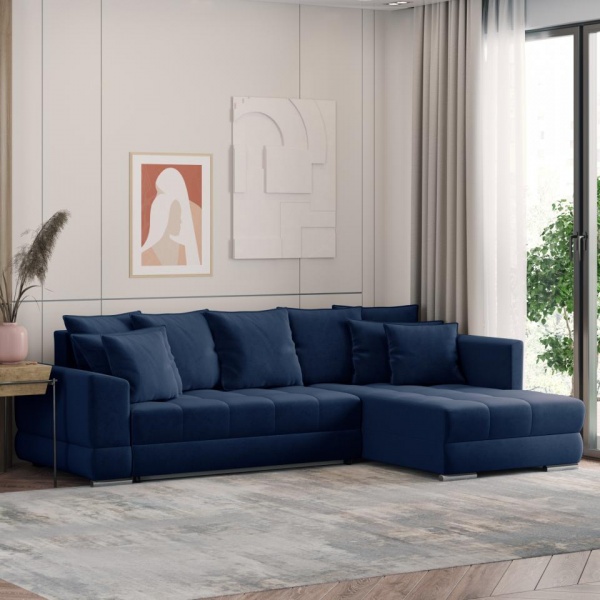 Диван угловой правый Портленд Velutto 26