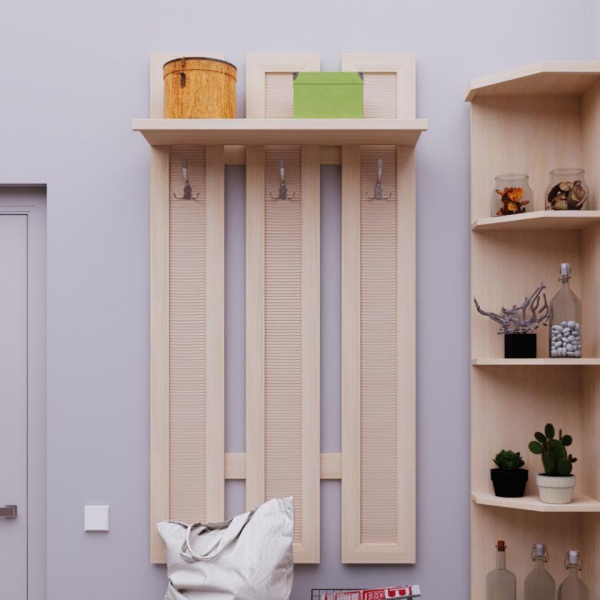 настенная вешалка для одежды