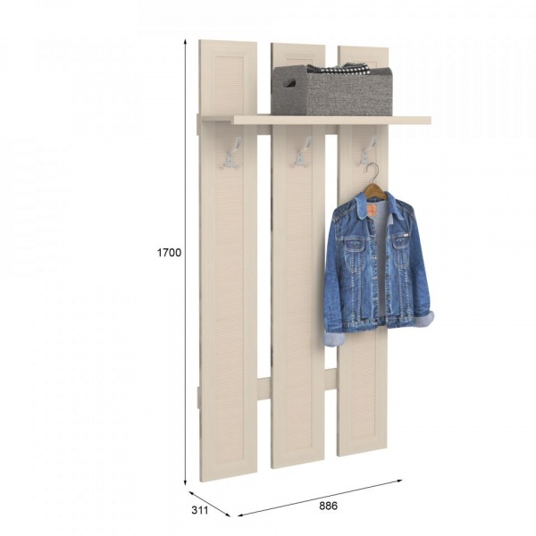 настенная вешалка для одежды