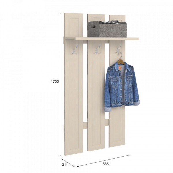 настенная вешалка для одежды