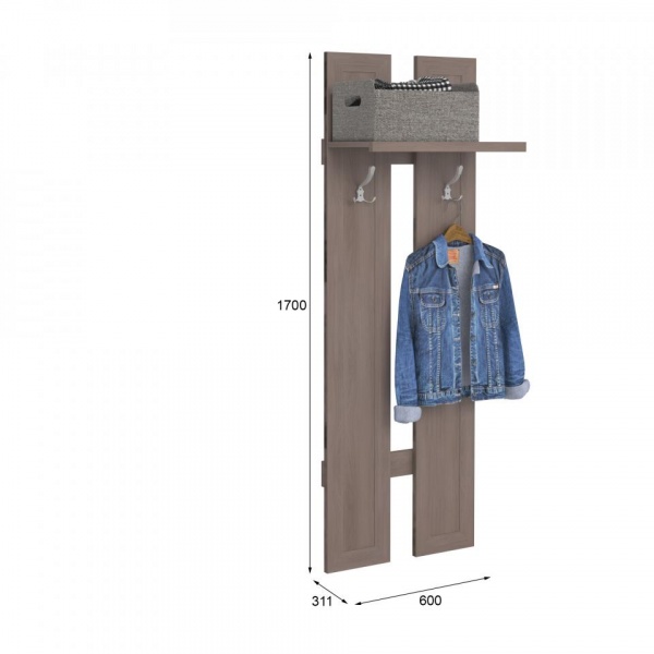 настенная вешалка для одежды