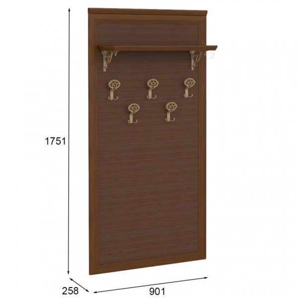 настенная вешалка для одежды