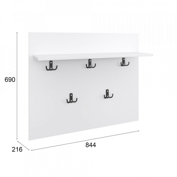 настенная вешалка для одежды