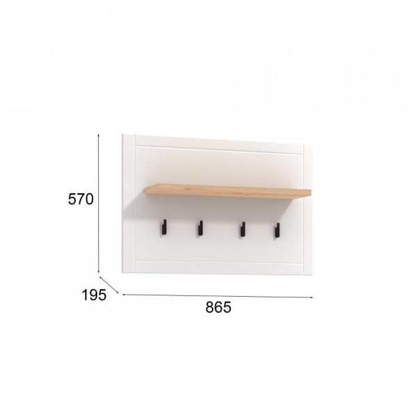 настенная вешалка для одежды