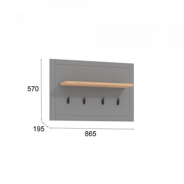 настенная вешалка для одежды