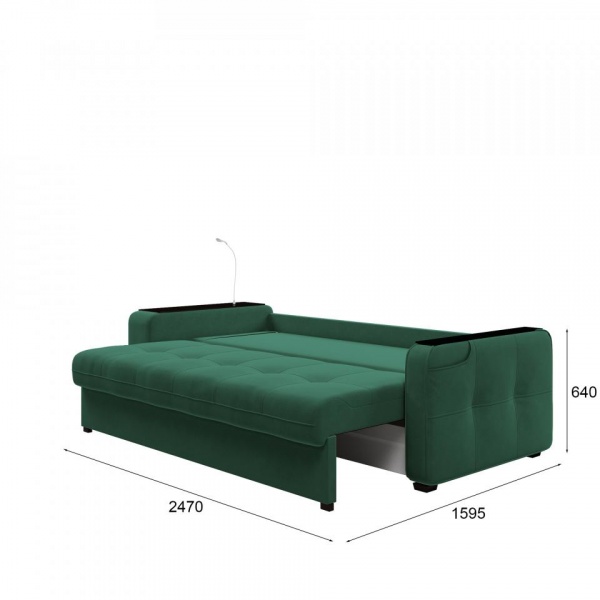 Диван Киль-4 с пуфом Velutto 33