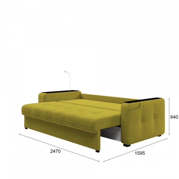 Диван Киль-4 с пуфом Velutto 28